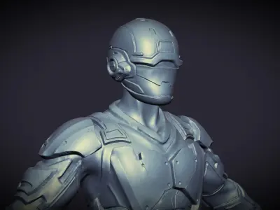 3D Character - Sci-Fi Soldier 3D model