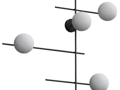  Mikado wall light 3D model