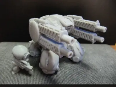 CHIBI-TECH SD - M66 DUO GUNPOD        3D print model