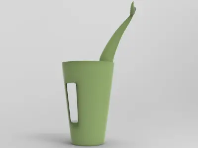 Lew Watering Can Low-poly 3D model