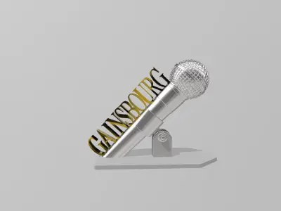 Lampe Serge Gainsbourg  et litophane  3D print model