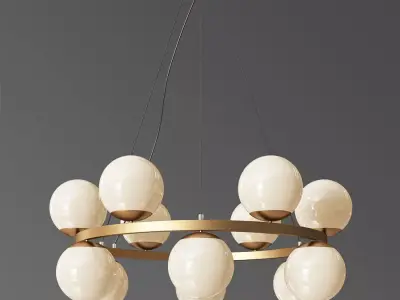 Lampatron Sanne Round Chandelier 3D model