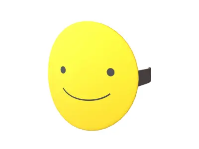 Smile Mask v1 001 Low-poly 3D model