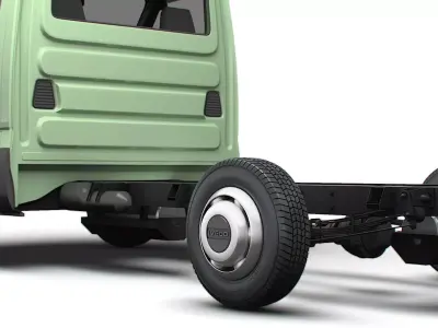 Iveco Daily Single Cab L2 Chassis 2026 3D model