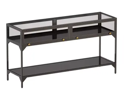 Ventana Display Console Table Crate and Barrel 3D model