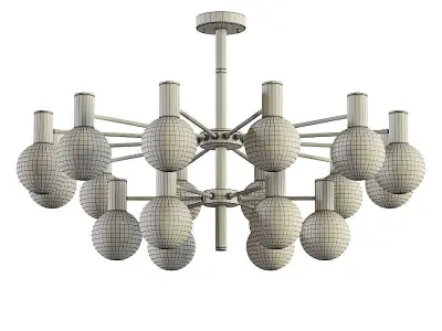 Aliexpress modern chandelier 3D model buy