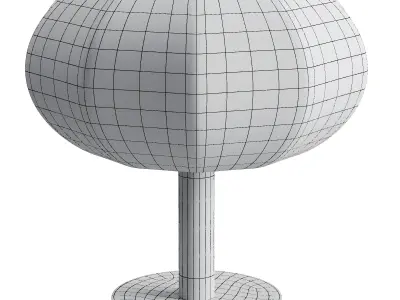 Table Lamp Low-poly 3D model