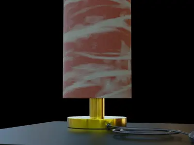 Table lamp Free low-poly 3D model