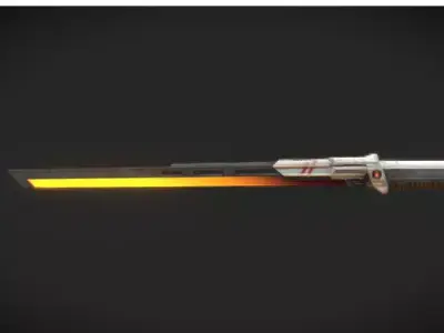 Sci-fi sword 3D model order