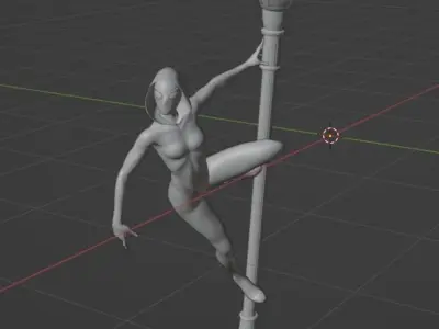 Spider Gwen 3D Model Low-poly 3D model