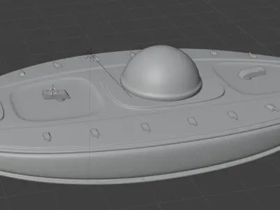 Huge mothership 3D model