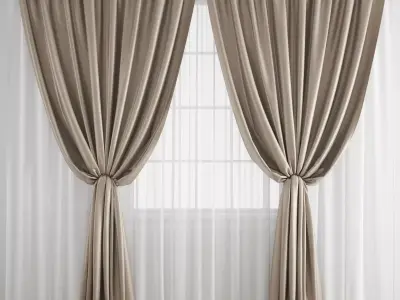 curtain 449 3D model