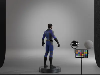 Mister Fantastic Low-poly 3D model