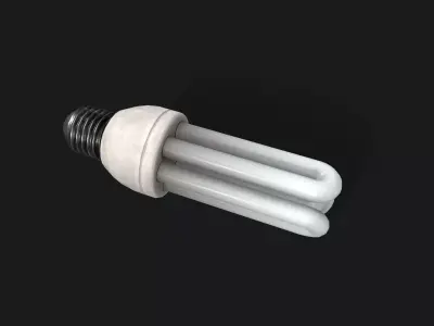 Light bulb Low-poly 3D model shop