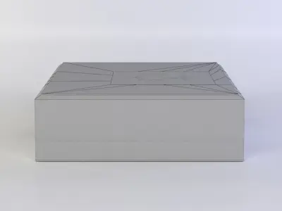 Corridor room Low-poly 3D model