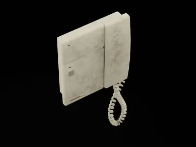 Old Intercom Low-poly 3D model