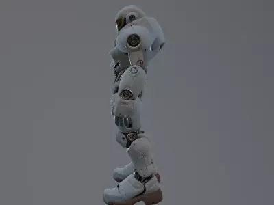 sci fi robot 3D model