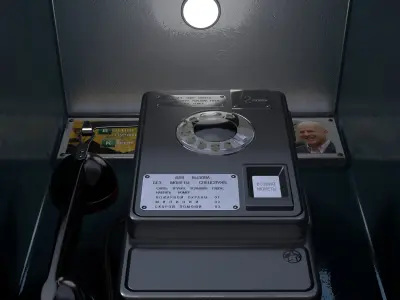 Soviet Payphone  3D model