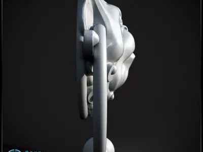 Labyrinth inspired Door knockers 3D print model