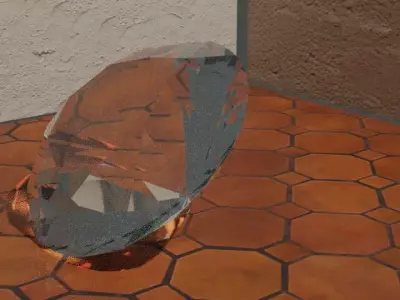 Basic Diamond Low-poly 3D model