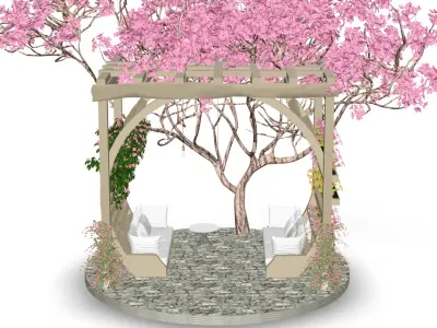 Relaxing place 3D model