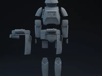 FU Navy Trooper One-Twelfth Scale Kit 3D print model