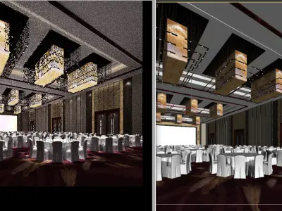 banqueting room 3D model