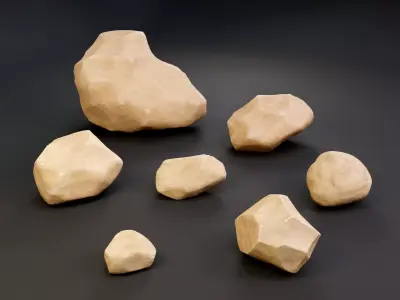 Rock Pack 3 Low-poly 3D model