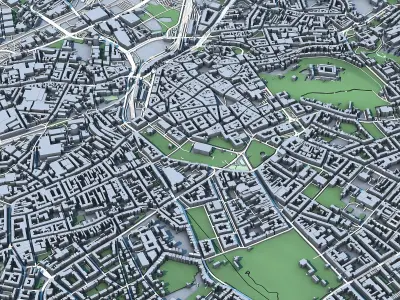 Brno City in the Czech Republic 3D model