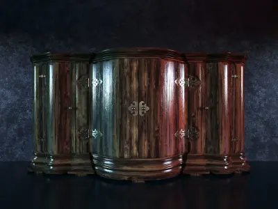 Brumbaughs Large S-Curve Console 3D model