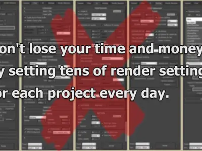 VRay Render Presets Pro 2016-2023 3D model