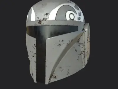 Clan Wren Mandalorian Helmet 3d Digital file 3D print model