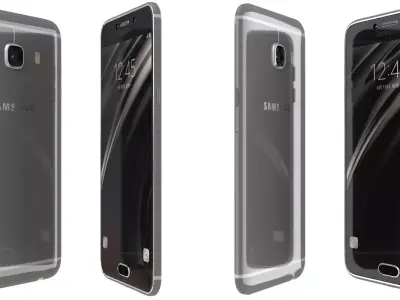 Samsung Galaxy C5 Gray 3D model