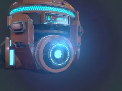 Gravity Generator Low-poly 3D model