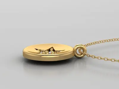 Pendant P052 3D Print Model 3D print model
