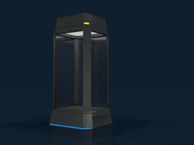 Sci Fi Container  3D model