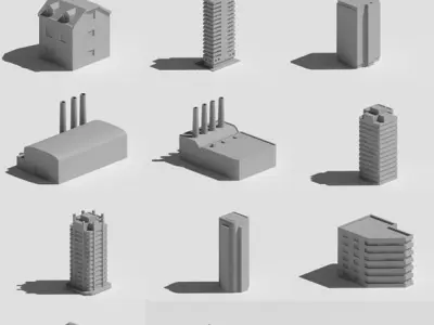 Buildings Collection house 3D model