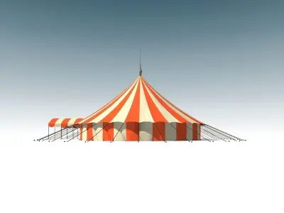 circus tent 3D model