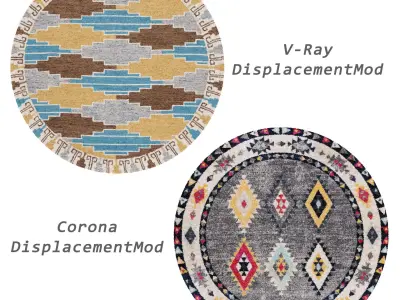 Rugs No 1010 Low-poly 3D model