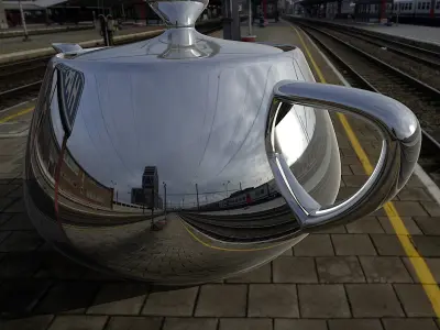 Train Station 3D model