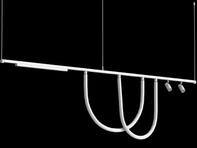 Magnetic Track Lights From USKYLED 3D model