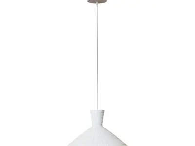 Hanging Lamp Vesta White 3D model