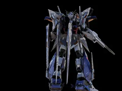 RX - 105 Gundam 3D model