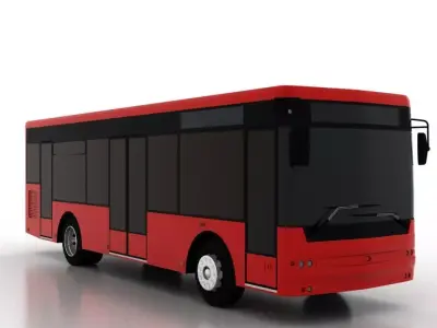 Bus Bogdan A50110 PL Low Low-poly 3D model