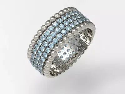 Three way eternal Ring 3D print model