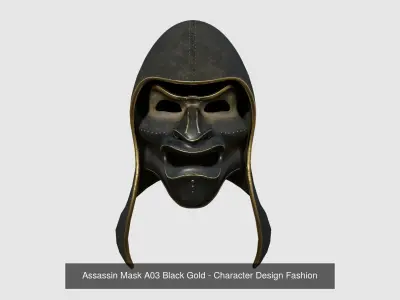 08 Assassin Mask A Collection - Character Design Fashion 3D Model Pack