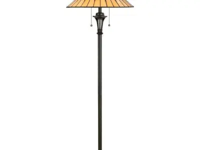 Finchamp Tiffany Floor Light Lamp 3D model