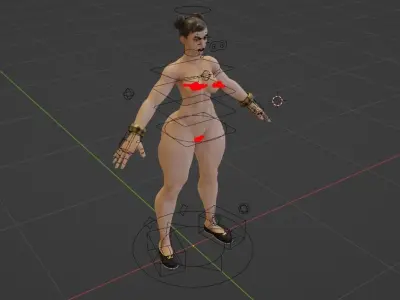 Chun Li Street Fighter  3D model