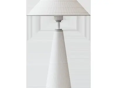 TITANO IVORY PARCHMENT TABLE LAMP 3D model