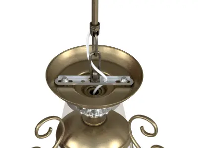 Ceiling chandelier Driana FR2405-PL-03-BZ 3D model